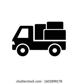 Truck icon. Editable vector illustration symbol