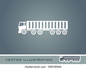 Truck Icon. Eps-10.