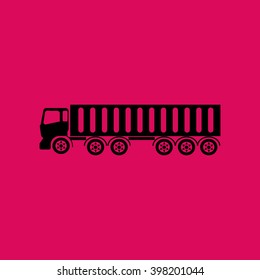 Truck Icon. Eps-10.
