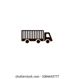 Truck icon. flat design