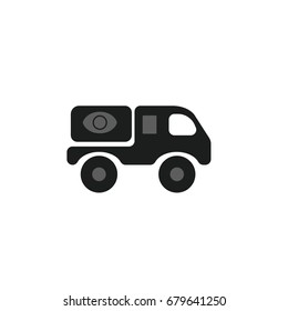 truck icon flat design