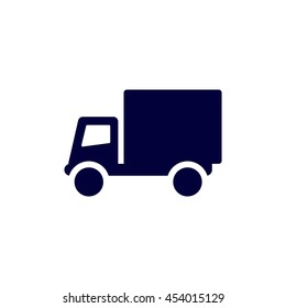 Truck Icon, flat design style