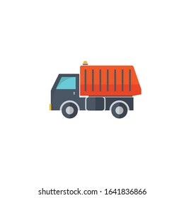 Truck icon. Flat Design Icon. Vector