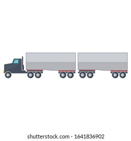 Truck icon. Flat Design Icon. Vector