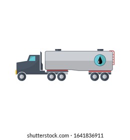 Truck icon. Flat Design Icon. Vector