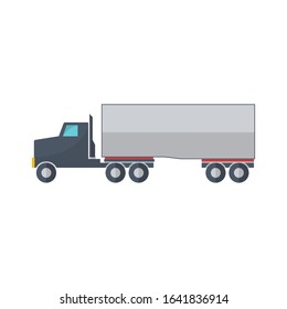 Truck icon. Flat Design Icon. Vector