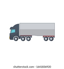 Truck icon. Flat Design Icon. Vector