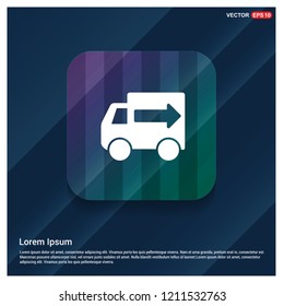 Truck icon - Free vector icon