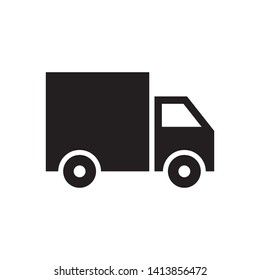 Truck icon. Freight, delivery symbol. Vector illustration.