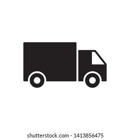 Truck icon. Freight, delivery symbol. Vector illustration.