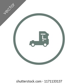 truck icon - illustration