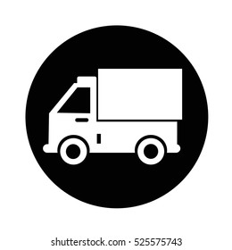 truck icon illustration design 