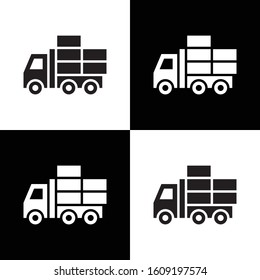 Truck icon illustration isolated vector sign symbol