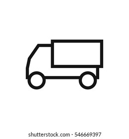 truck icon illustration isolated vector sign symbol