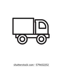 truck icon illustration isolated vector sign symbol