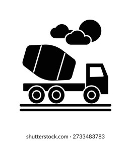 Vektordesign-Vorlage für LKW-Symbol