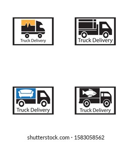 Truck icon ilustration vector template
