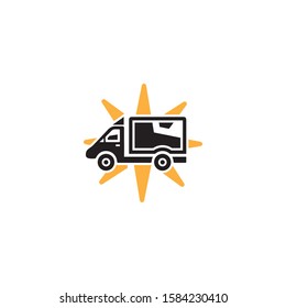 Truck icon ilustration vector template