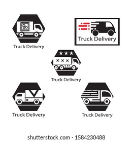 Truck icon ilustration vector template