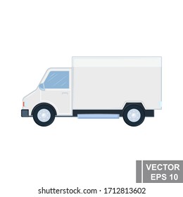 Truck icon isolated on a white background. Concept.