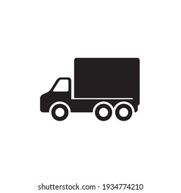 truck icon isolated on white background from industrial process collection.
