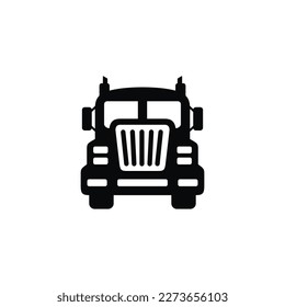 Truck icon isolated on white background