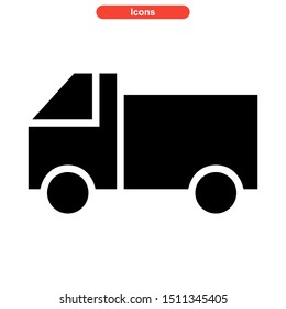 
truck icon isolated sign symbol vector illustration - high quality black style vector icons
