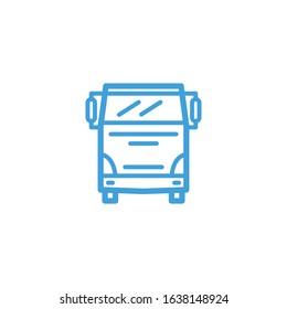 Truck icon. Line design template