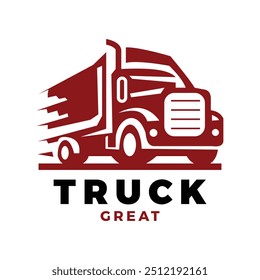 Truck Icon Logo Design Template