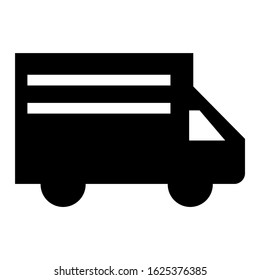 truck icon or logo isolated sign symbol vector illustration - high quality black style vector icons