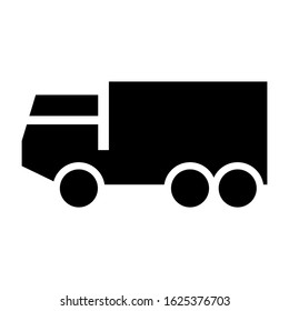 truck icon or logo isolated sign symbol vector illustration - high quality black style vector icons