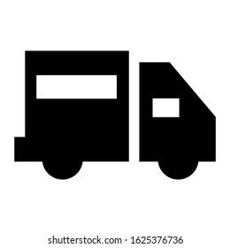 truck icon or logo isolated sign symbol vector illustration - high quality black style vector icons