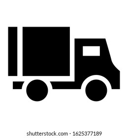truck icon or logo isolated sign symbol vector illustration - high quality black style vector icons