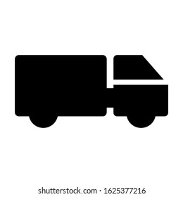 truck icon or logo isolated sign symbol vector illustration - high quality black style vector icons