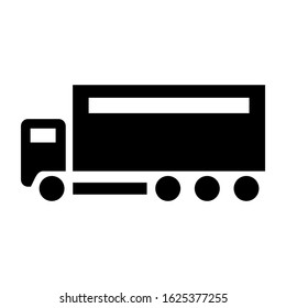 truck icon or logo isolated sign symbol vector illustration - high quality black style vector icons