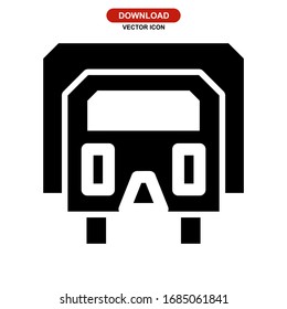 truck icon or logo isolated sign symbol vector illustration - high quality black style vector icons
