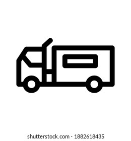 Truck icon or logo isolated sign symbol vector illustration - high quality black style vector icons
