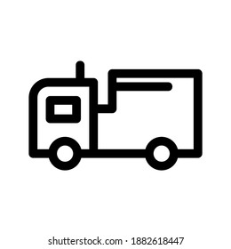 Truck icon or logo isolated sign symbol vector illustration - high quality black style vector icons
