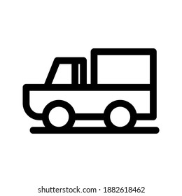 Truck icon or logo isolated sign symbol vector illustration - high quality black style vector icons
