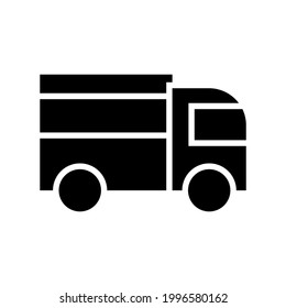 truck icon or logo isolated sign symbol vector illustration - high quality black style vector icons
