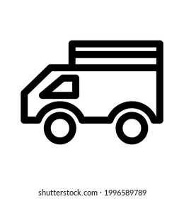 truck icon or logo isolated sign symbol vector illustration - high quality black style vector icons
