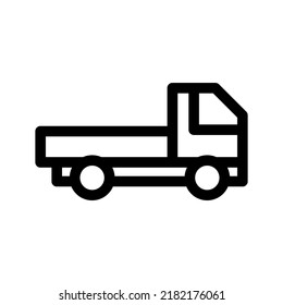 truck icon or logo isolated sign symbol vector illustration - high quality black style vector icons
