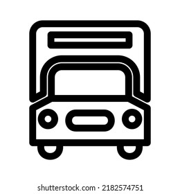 truck icon or logo isolated sign symbol vector illustration - high quality black style vector icons
