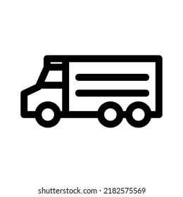 truck icon or logo isolated sign symbol vector illustration - high quality black style vector icons
