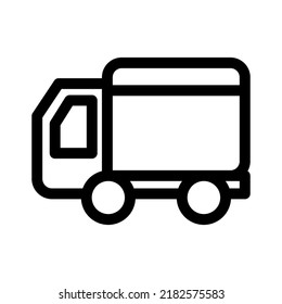 truck icon or logo isolated sign symbol vector illustration - high quality black style vector icons
