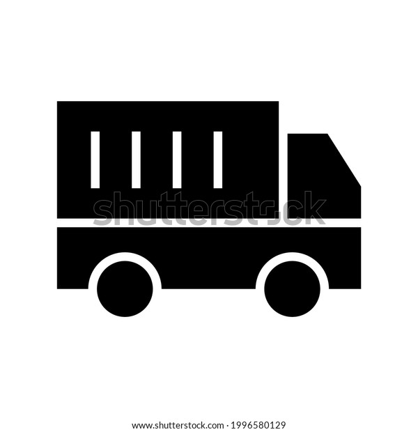truck icon or logo\
isolated sign symbol vector illustration - high quality black style\
vector icons\
