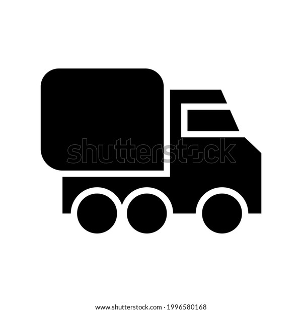 truck icon or logo\
isolated sign symbol vector illustration - high quality black style\
vector icons\
