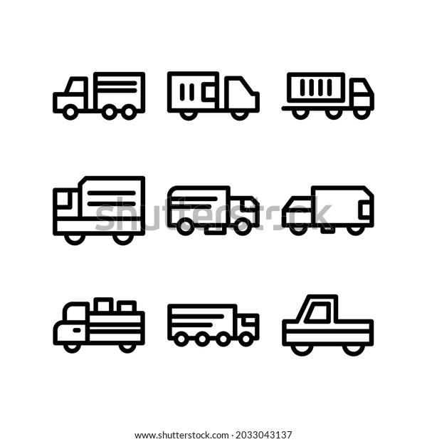 truck icon or
logo isolated sign symbol vector illustration - Collection of high
quality black style vector
icons
