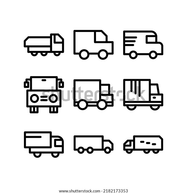 truck icon or\
logo isolated sign symbol vector illustration - Collection of high\
quality black style vector\
icons\
