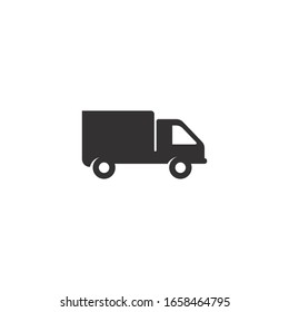 truck icon logo template vector icon illustration design 